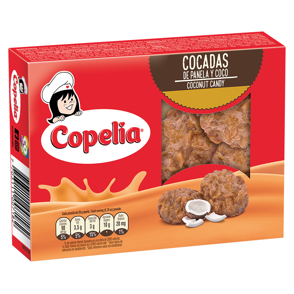 Cocadas Copelia Panela Coco 12 Unidades 240Gr | SuperBooM